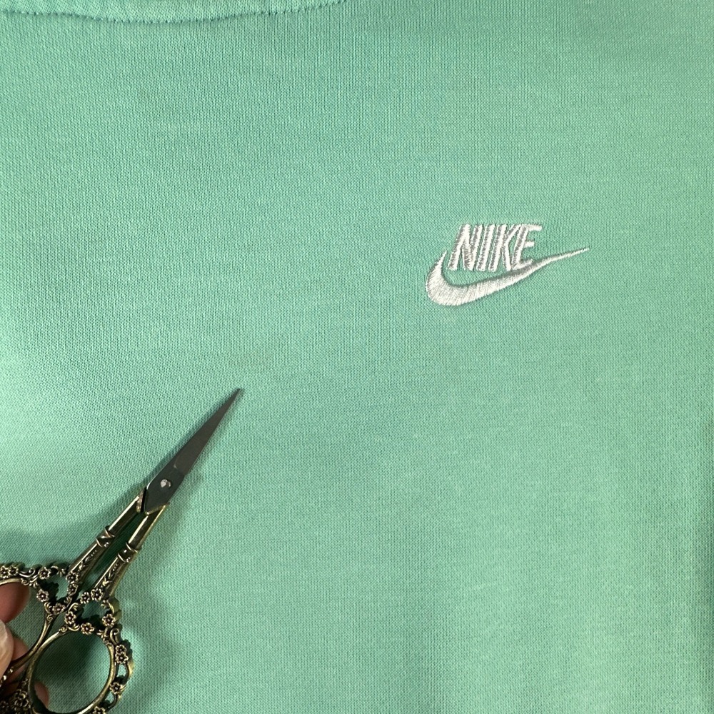 Nike Kids Sportswear Club Fleece Hoodie Mint Green FD3000-349 Size Large - Picture 10 of 16